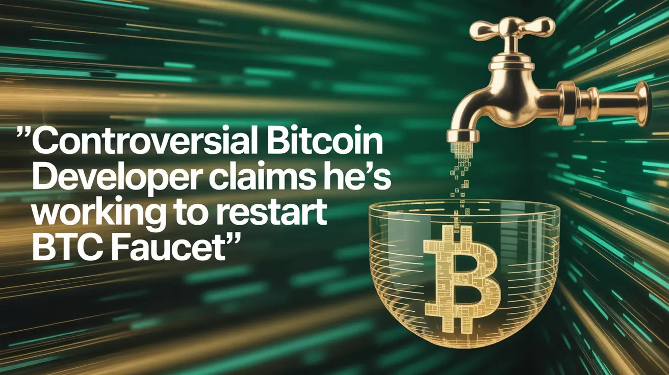 Controversial Bitcoin Developer Claims He’s Working to Restart BTC Faucet